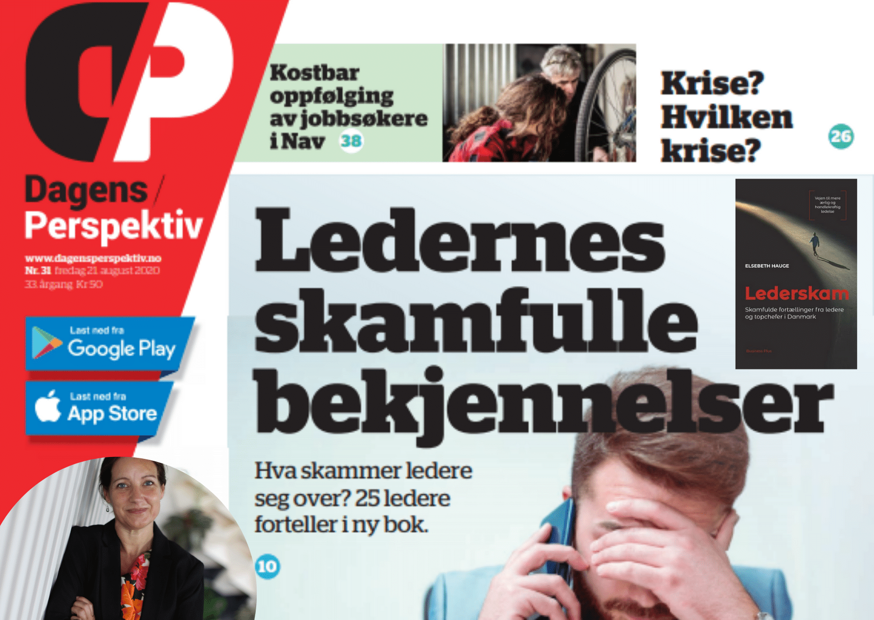 artikel i Dagens perspektiv lederskam elsebeth hauge