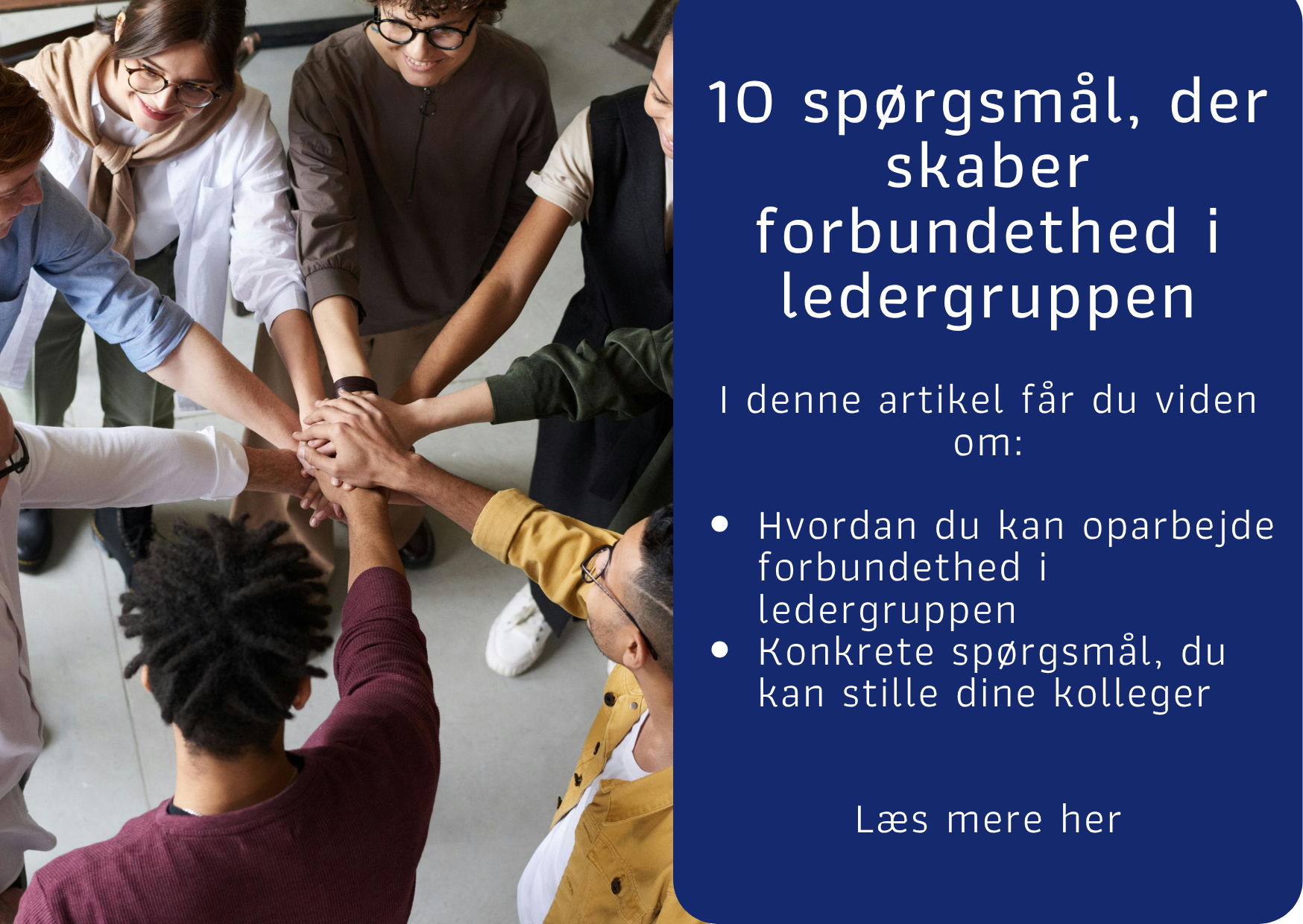 10 spørgsmål der skaber samarbejde i ledergruppen